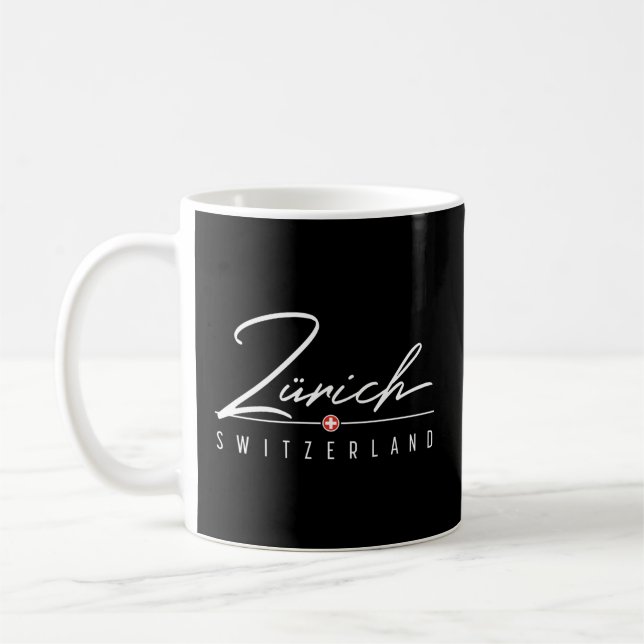 Caneca De Café Suiça De Zurique Para (Esquerda)