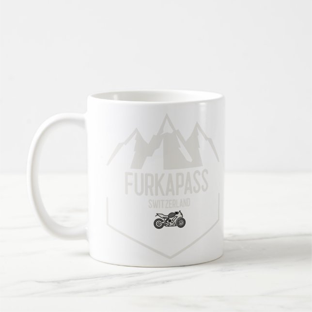 Caneca De Café Suiça Furka Pass (Esquerda)