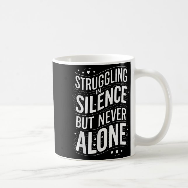 Caneca De Café Suicide Awareness Depression Anxiety Mental Health (Direita)