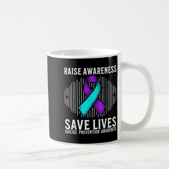 Caneca De Café Suicide Awareness Suprt Suicide Prevention Awarene (Direita)