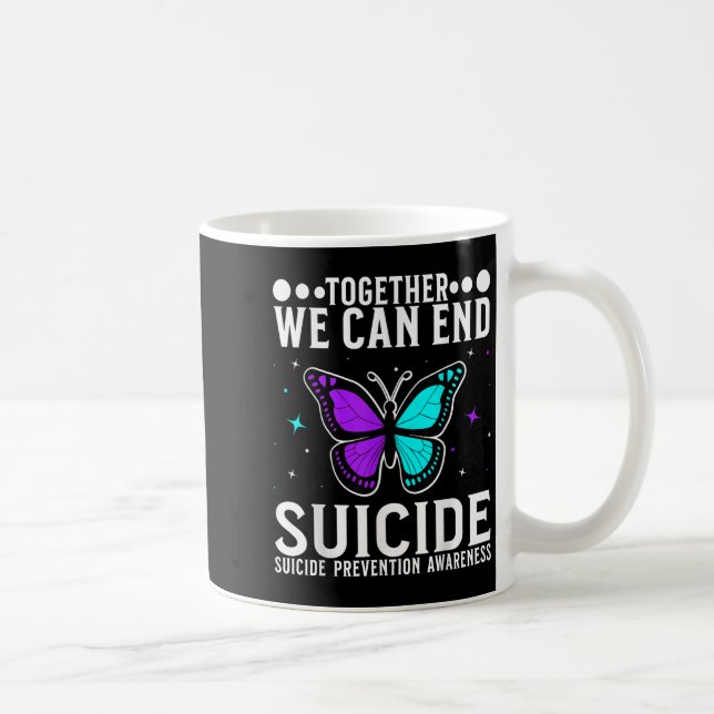 Caneca De Café Suicide Awareness Suprt Suicide Prevention Awarene (Direita)