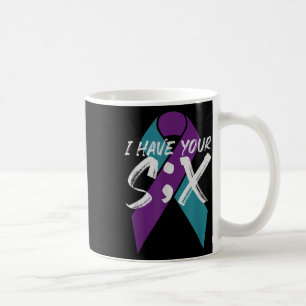 Caneca De Café Suicídio Semicolon Seis Presente