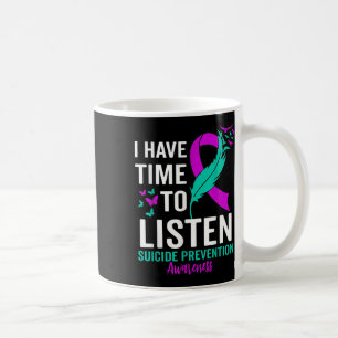 Caneca De Café Suicídio Sensibilização Fita Sanidade Mental Suicí