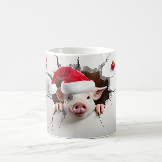 Caneca De Café Suíno de Natal (Centro)