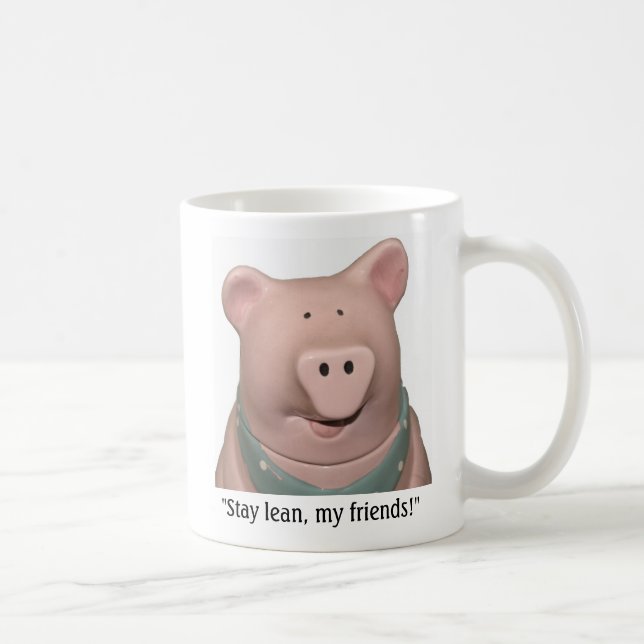 Caneca De Café Suínos de Calvin! (Direita)