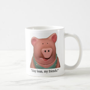 Caneca De Café Suínos de Calvin!