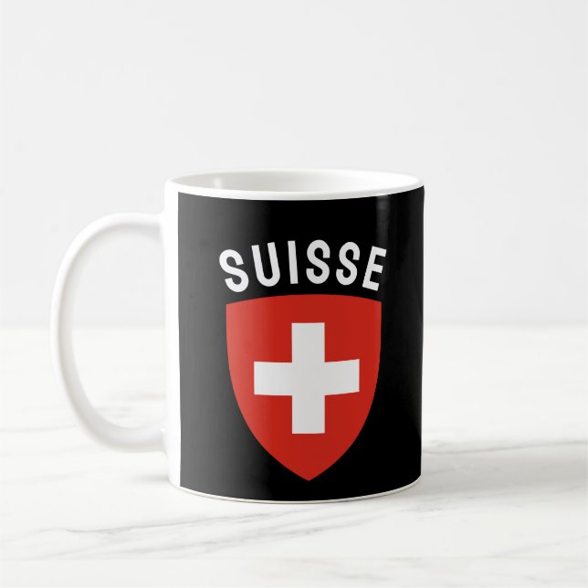 Caneca De Café Suisse (Suiça de língua francesa) (Esquerda)