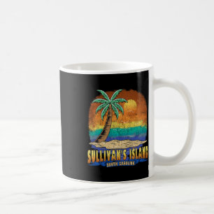 Caneca De Café Sullivan's Island South Carolina Distresse