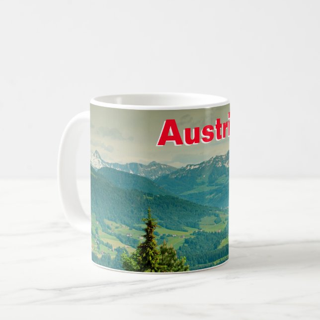 Caneca De Café Sulzberg, Áustria (Frente Esquerda)
