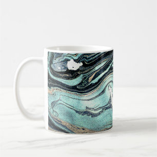 Caneca De Café Suminagashi, Arte Japonesa.