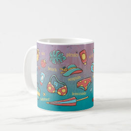 Caneca De Café Summer Beach - Mug Café De Duas Toneladas