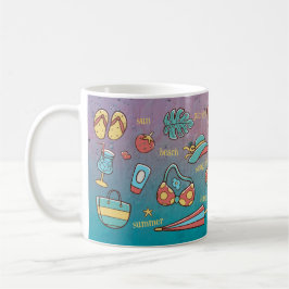 Caneca De Café Summer Beach - Mug Café De Duas Toneladas