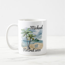 Caneca De Café Summer Beach Themed Sacudir Floter