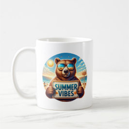 Caneca De Café Summer Bear