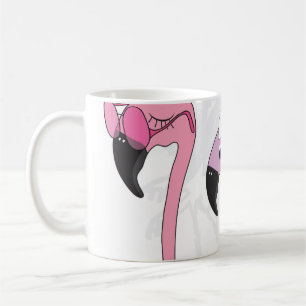 Caneca De Café Summer Flamingo: Ilustração da Pratage.