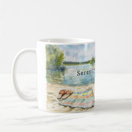 Caneca De Café Summer Lake Serenity