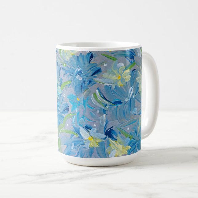 Caneca De Café Summer Meadow Floral Coffee Mug (Frente Esquerda)