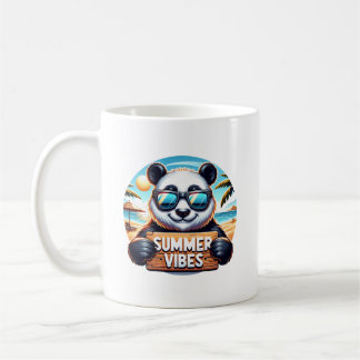 Caneca De Café Summer Panda