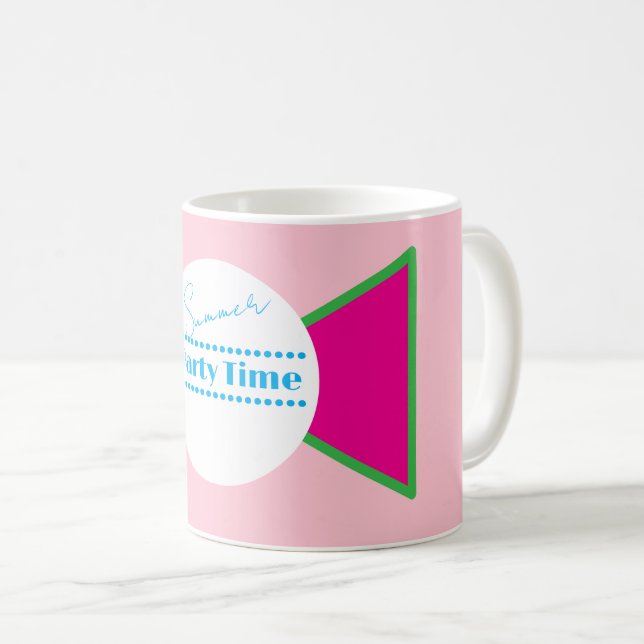 Caneca De Café Summer Party Time Mug (Frente Esquerda)