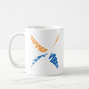Caneca De Café Summer Vibes: Sol, Divertimento e Bons Tempos
