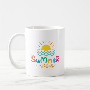 Caneca De Café Summer Vibes Sun E Sea