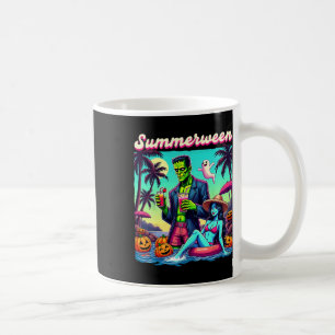 Caneca De Café Summerbetween Summer Halloween Zombie Frankenstein