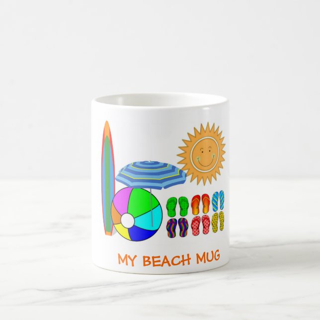 Caneca De Café Summertime Beach Party (Centro)