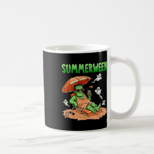 Caneca De Café Summerwin Halloween Hello Summer Frankenstein Boo