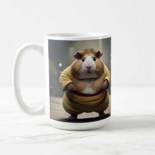Caneca De Café "Sumo Squeakdown: O Poderoso Lutador de Porquinho-