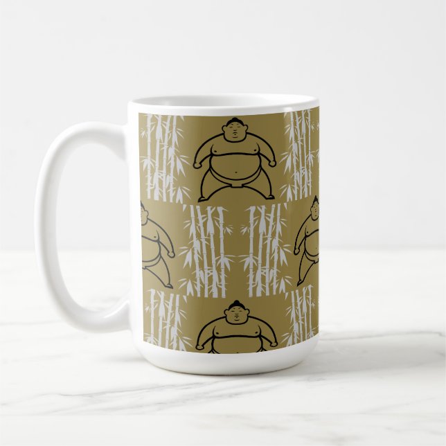 Caneca De Café Sumo Wrestler (Esquerda)