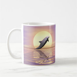 Caneca De Café Sun Dolphin