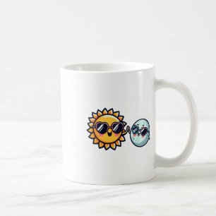 Caneca De Café Sun Moon Friends Total Eclipse Solar 2024 Boys Gir