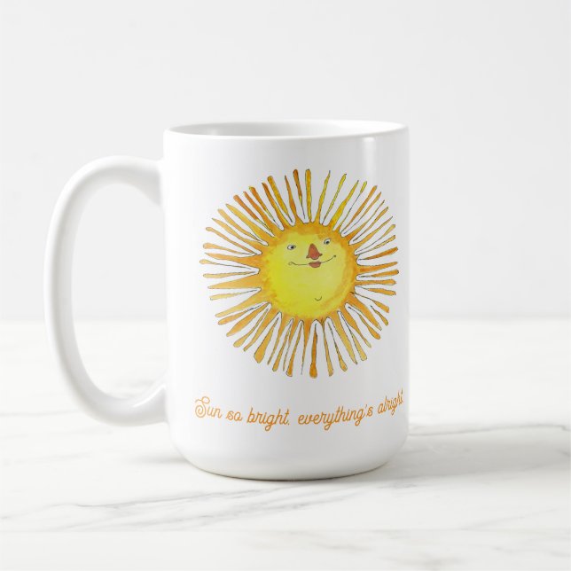 Caneca De Café Sun so bright (Esquerda)