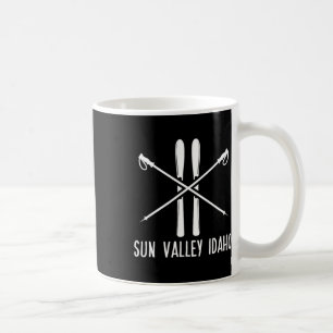 Caneca De Café Sun Valley Idaho Ski Skiing Skier Vacation Ho