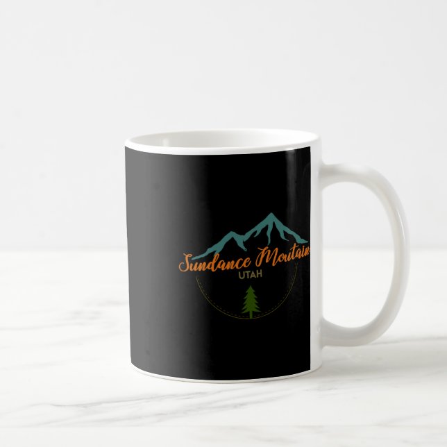 Caneca De Café Sundance Mountain Utah - Snowboard - Aventura de E (Direita)