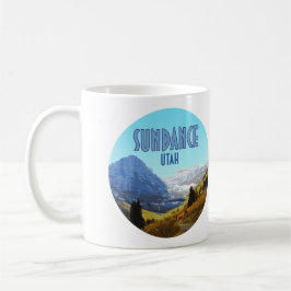 Caneca De Café Sundance Utah Mountain Vintage