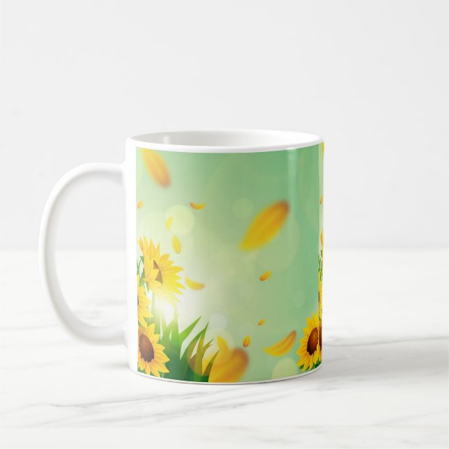 Caneca De Café sunflower (Esquerda)