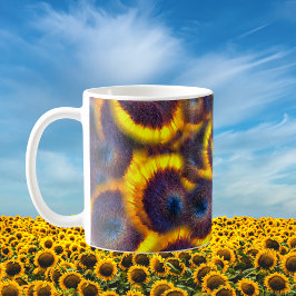 Caneca De Café Sunflower Medley