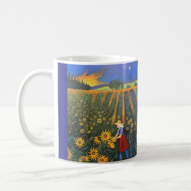 Caneca De Café Sunflower Moon Mug (Esquerda)