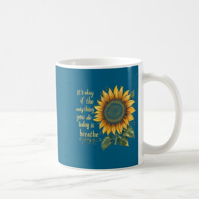 Caneca De Café Sunflower Suicide Awareness  (Direita)