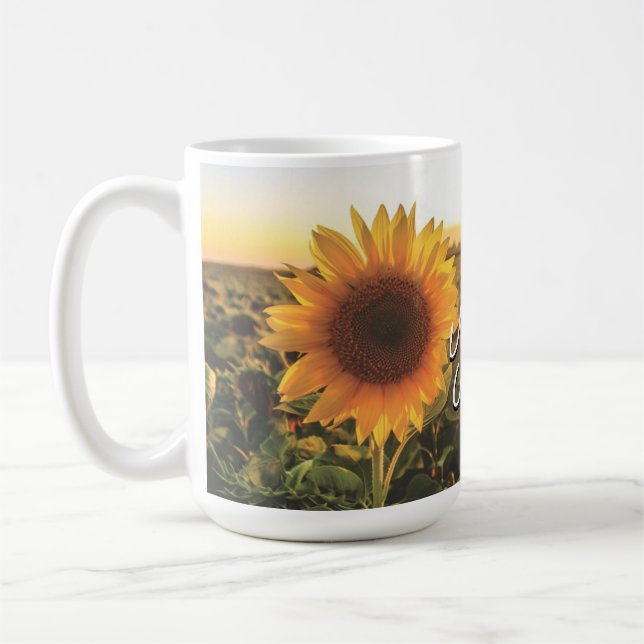 Caneca De Café Sunflower Sunshine (Esquerda)