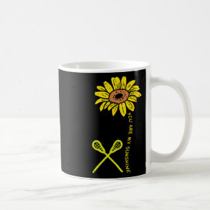Caneca De Café Sunflower Sunshine Lacrosse Lax Player Goalie Men