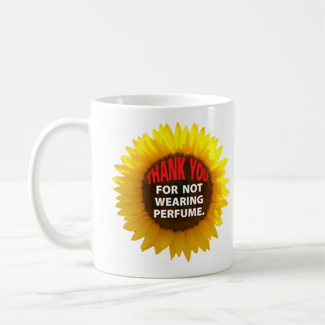 Caneca De Café SunflowerNoPerfume (Esquerda)