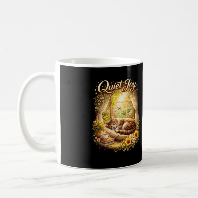 Caneca De Café Sunlit Window Dreams (Esquerda)