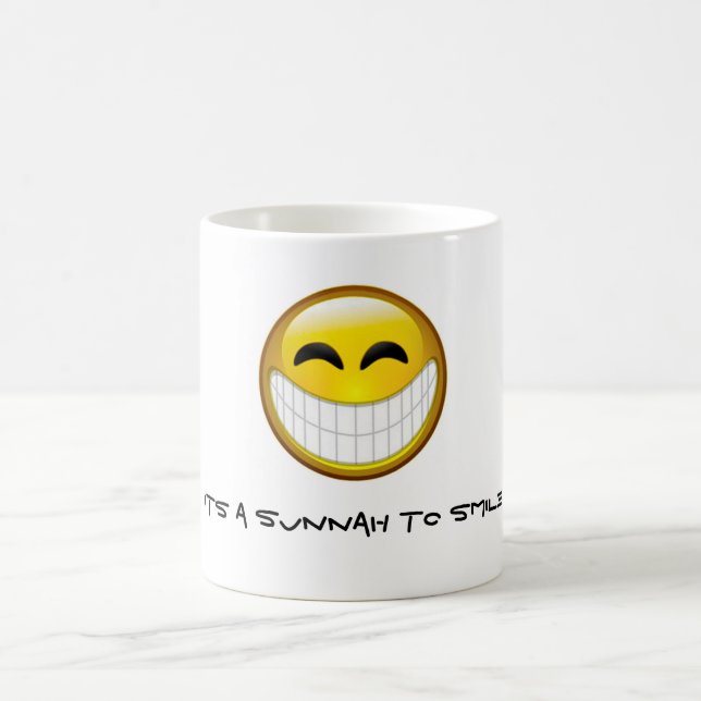 Caneca De Café Sunnah a sorrir (Centro)
