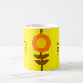 Caneca De Café Sunny Bloom Floral Mug