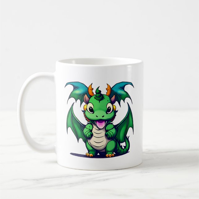 Caneca De Café Sunny O Dragão Amigável (Esquerda)