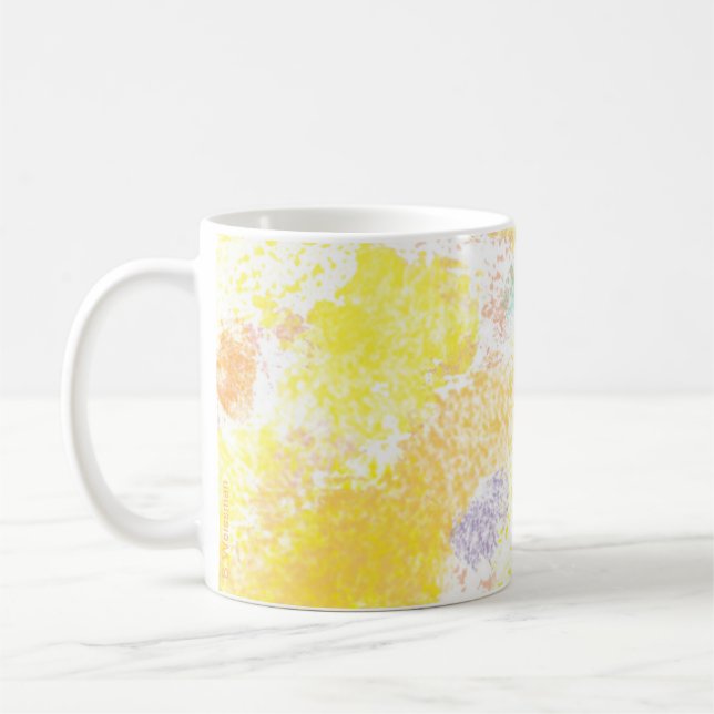 Caneca De Café "Sunny Sips" - Clássica Mug-11 oz (Esquerda)