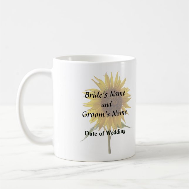 Caneca De Café Sunny Sunflower (Esquerda)