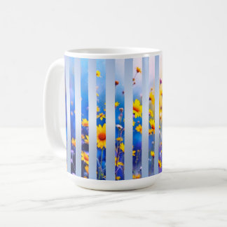 Caneca De Café Sunrise Reflections Stripes